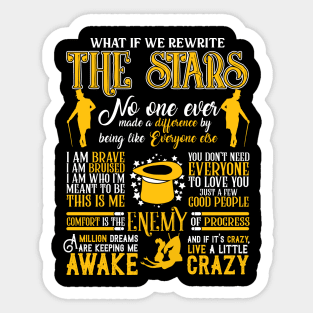 The Greatest Showman Best Quotes Sticker